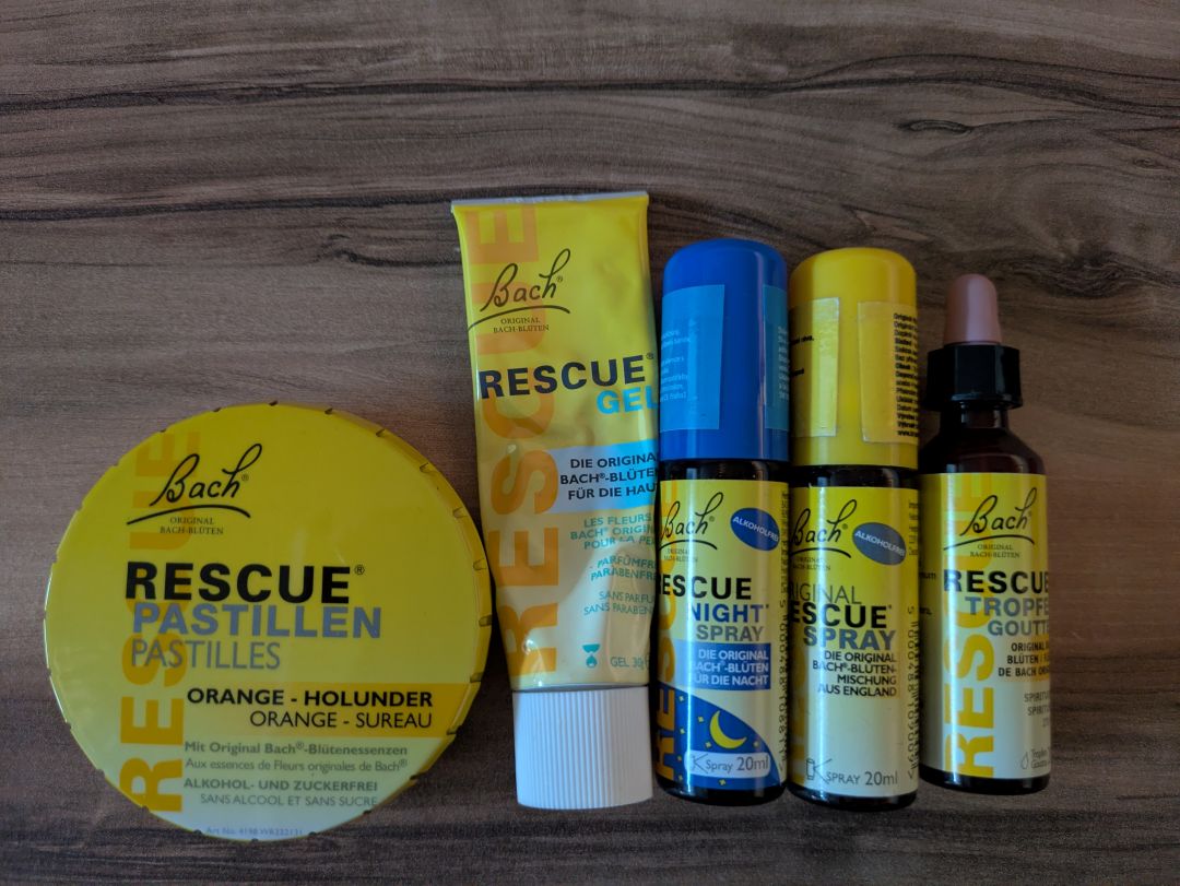 Bachovy esence Rescue remedy Krizovky